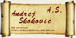 Andrej Skoković vizit kartica